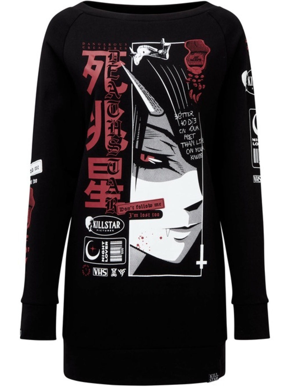 Killstar Anime Sweatshirt Dress